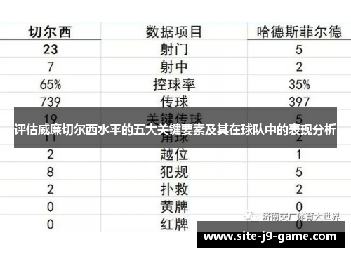 评估威廉切尔西水平的五大关键要素及其在球队中的表现分析 评估威廉切尔西水平的五大关键要素及其在球队中的表现分析